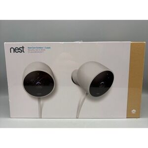 Google NEST Cam Outdoor Security Camera NC2400ES 2 Pack- Sealed